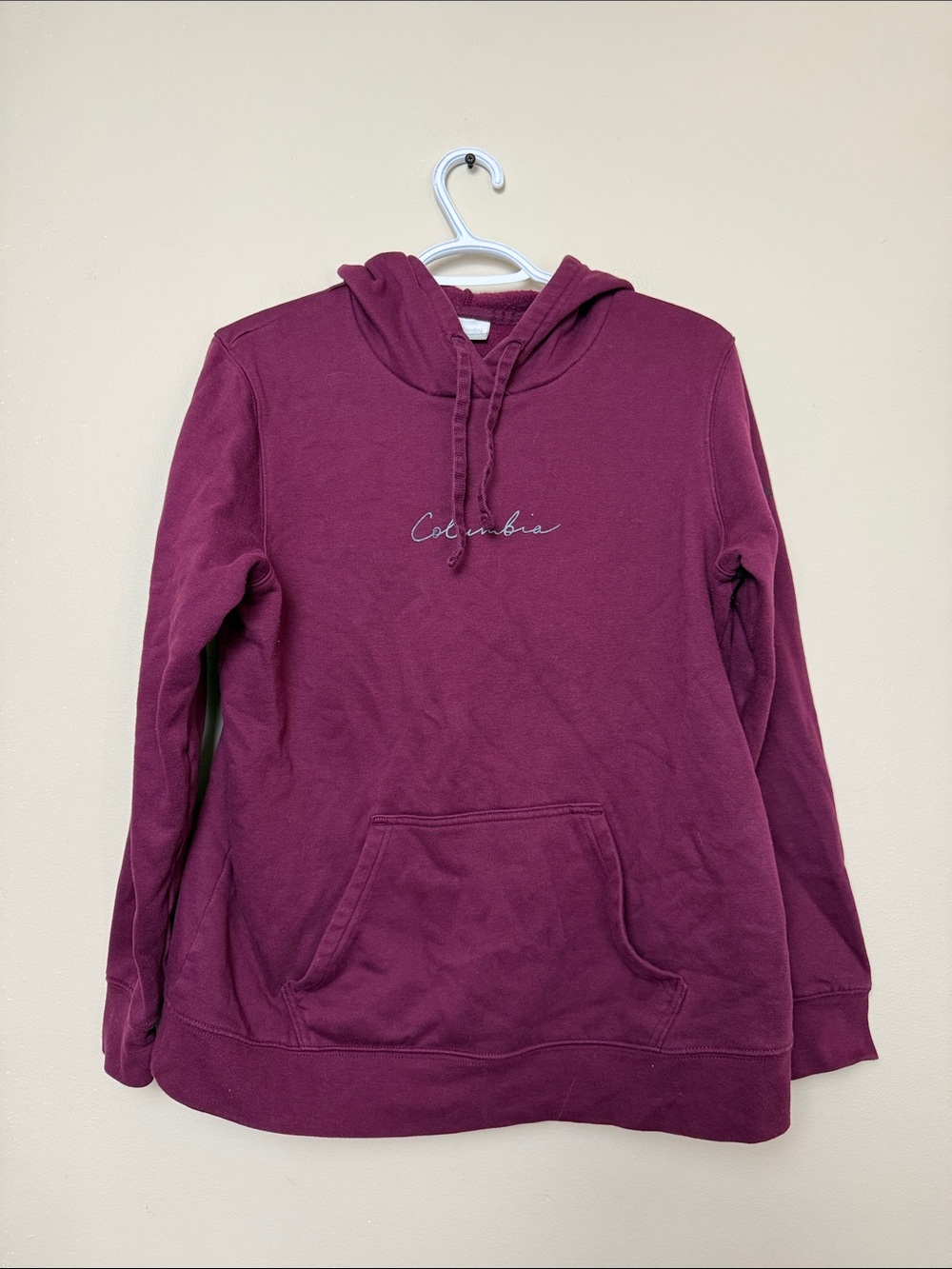 Columbia Women's Burgundy Pullover Hoodie size L